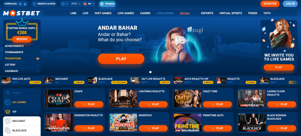 Mostbet Online Casino